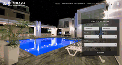 Desktop Screenshot of hotelcumbaza.com.pe